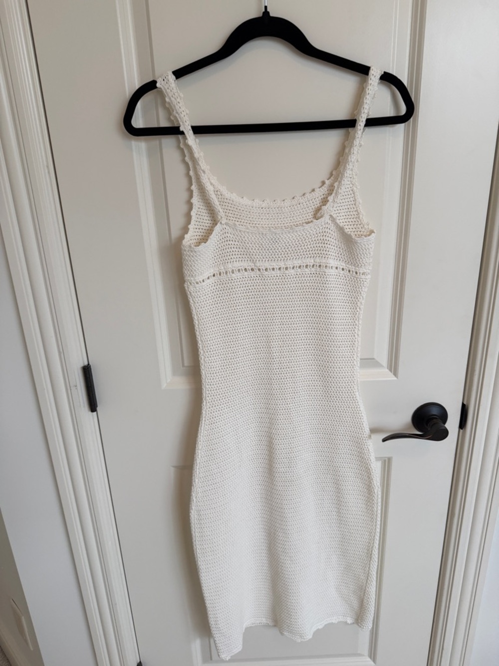 Aritzia White knit Textured midi dress - Picture 4 of 4